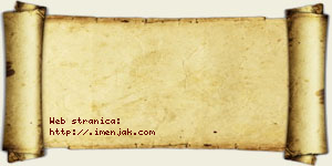 Janko Vrbničanin vizit kartica